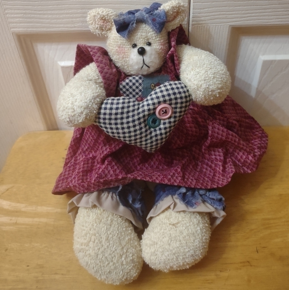13 Inch Country Stuffed Bear